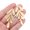 #3, variant on 10Pcs Brass Abstract Leaf Charm Leaves Pendant For Hippie Earring Jewelry Making-#1