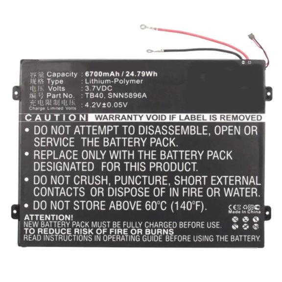 Batteries N Accessories BNA-WB-P5187 Tablets Battery - Li-Pol, 3.7V, 6700 mAh, Ultra High Capacity Battery - Replacement for Motorola L-L-LDC110510 Battery