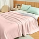 thumbnail image 1 of Fibra Aire Acondicionado Edredón, Edredón Refrescante, Fibra Refrescante, Fresco Dormir Manta de Verano para Sudores Nocturnos Cama Caliente, Funda Nórdica Reina para Cama, Azul Claro, Rosa, Verde, 1 of 6