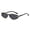 C02 Black Gold Frame with Gray Lens, variant on Women's narrow-frame cat-eye sunglasses for square and round faces, slimming effect