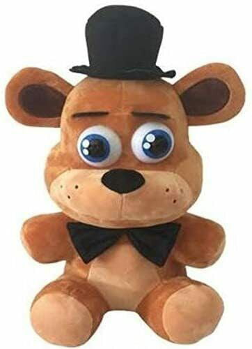 Five Nights at Freddy's FNAF Sanshee Plushie Kids Toy 4.7" Plush Hat Bear Brown 