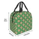 thumbnail image 3 of Easygdp 60s and 70s Style Bolsa Térmica Premium - Tela Oxford Impermeable, Gran Capacidad, Bolsillo Frontal, Unisex para Trabajo, Escuela, Actividades al Aire Libre y Picnics, 3 of 8