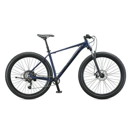 Schwinn Axum DP Mountain Bike with Mechanical Seat Post, Large 19-Inch Mens Style Frame, Blue