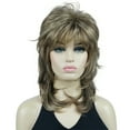 thumbnail image 1 of Lydell Long Shaggy Layered wig, Natural Straight Wavy Shags Wig, Soft Syhthetic Hair,, 1 of 10