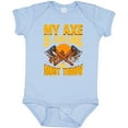 thumbnail image 3 of Inktastic Axe Throwing Funny Boys or Girls Baby Bodysuit, 3 of 5