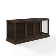 Crosley Furniture Winslow Medium Credenza Dog Crate Kennel for Pets
