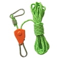 thumbnail image 3 of Trinquete Polea Cuerda Colgador Carpa Cuerda de viento Cuerda de guía Cuerda de bloqueo rápido Colgante 5m verde Zulema Cuerda de viento de tienda, 3 of 8
