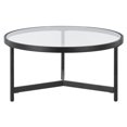 thumbnail image 2 of Henn&Hart Table Basse 32" en Métal/verre Finition Bronze Noirci, 2 of 7