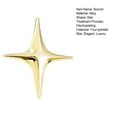 thumbnail image 5 of Soumake Metal Four-Pointed Star Brooch Elegant Luxury Golden Silver Color Clothing Accessories Women Business Suit Lapel Pin Fashion Jewelry Fashion, 5 of 7
