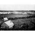 thumbnail image 3 of Laurence, 18x15 Black Modern Framed Museum Art Print Titled - Baseball game - Anchorage - July 4th 1915, 3 of 5