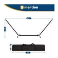 thumbnail image 6 of 2-Person Hammock with Heavy-Duty Steel Stand,Portable,Easy Assembly, Up to 660lbs with Travel Bag for Camping Outdoor/Indoor Patio Backyard, 6 of 8