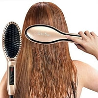 Hair Straightening Brushes Product Image Electric Ceramic Hair Straightening Brush For Beauty Salon Hairstyling Mch Technology Heats Fast Get