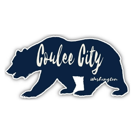 

Coulee City Washington Souvenir 3x1.5-Inch Fridge Magnet Bear Design