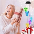 thumbnail image 7 of Solar Changing Wind Chime Light, EpicGadget Solar Powered Color-Changing LED Angel Hanging Lamp Windchime Light for Outdoor Indoor Gardening Yard Pathway Patio Decoration (Blue Wing Angel), 7 of 7