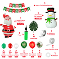 thumbnail image 4 of Cerem Christmas Decoration Balloon Arch Set and Pump 101 Pieces - Red Santa Claus, 4 of 6
