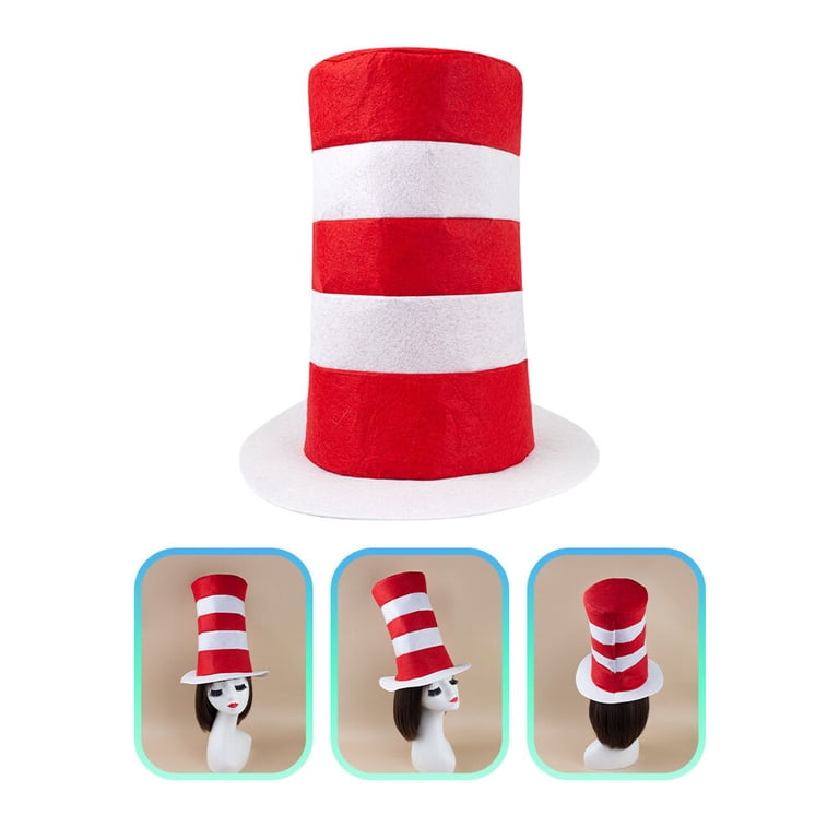 Red Striped Hat White Gloves White Furry Cloth Red Bow 3  display picture 1