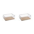 thumbnail image 3 of Cesta de alambre Yuarrent Estante de almacenamiento de cosméticos decorativo Blanco S/32*22*11cm 2Conjunto, 3 of 6