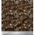 thumbnail image 1 of Soimoi Rayon Fabric Floral & Paisley Print Fabric by The Yard 56 Inch Wide, 1 of 3