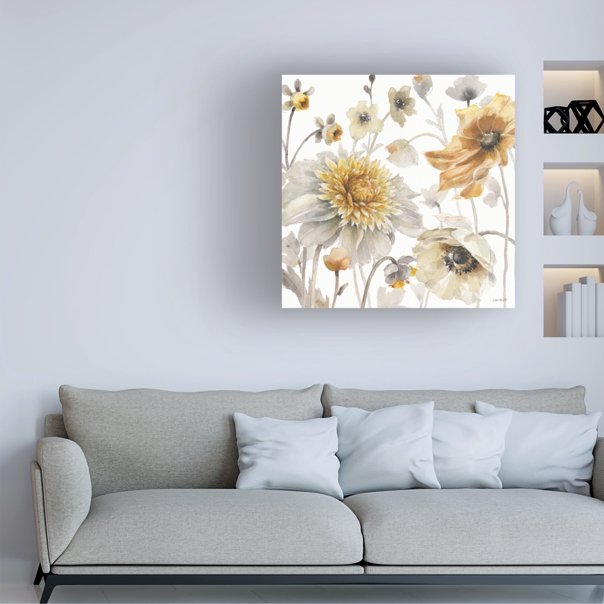 Trademark Fine Art 'Fields of Gold II' Canvas Art by Lisa Audit