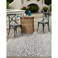 thumbnail image 7 of Jill Zarin Outdoor Collection Area Rug - Cape Town (7' 10" x 10' Rectangle Black/Ivory), 7 of 7