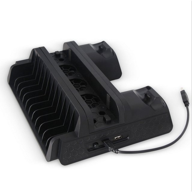 Ventilador de refrigeración para consola de juegos, enfriador externo USB silencioso y eficiente con eliminación de calor para PS4, PS4 Slim y PS4 Pro
