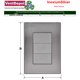 thumbnail image 4 of Tapa Ciega InoxiumSilver 1Pza Placa Ciega Plateado Acero Inoxidable/PC., 4 of 4