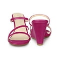 thumbnail image 5 of BLISSFUL STEP Strappy Open Toe Wedge Heels Slide Sandals for Women, 5 of 5