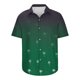 thumbnail image 4 of Blusa y camisa de manga corta con cuello vuelto Camisa casual para hombre Camisa de bolos vintage de manga corta Camisas de verano de playa cubana Camisa con botones Blusa para hombre Poliéster, 4 of 5