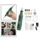 thumbnail image 5 of Herramientas Rotativas Fernando Amoladora Eléctrica Taladro de Uñas con Accesorios Verde, 5 of 8