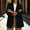 Black, variant on Women's Notched Lapel Oversized Casual Blazer, Roll Tab Long Sleeve Two Button Soft Woven Jacket with Side Pockets for Spring Fall Daily Travel Layering