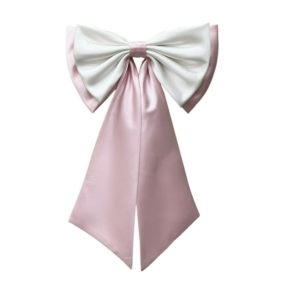 GRABLOOM Sophisticated Gown Bowknot Simple Design Removable Large Bowknot Waist Ornament for Dance and Cosplay Event