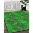 thumbnail image 2 of Ahgly Company Indoor Rectangle Patterned Lime Green Area Rugs, 2' x 3', 2 of 6