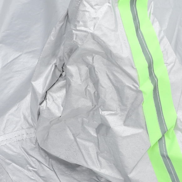 Moluckfu Cubre Auto Exterior Gris Con Material Peva Para Protección Contra