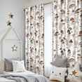 thumbnail image 5 of Blackout Kids Curtains,Red Mushroom Plant Light Pattern Childrens Insulated Curtains Set Of 2,Bedroom Essentials,Toddler Room Decor 52"x84", 5 of 5