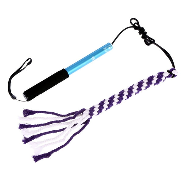 Juguete Interactivo cuerda extensible perro de perrito Teaser Polo Varita al aire libre del TOMSHOO Polo