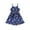 Blue, variant on Musuos Kids Girl 4th of July Jumpsuit 18M 24M 3Y 4Y 5Y 6Y Summer Star Print Sleeveless Romper Shorts with Belt for Toddler