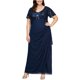 thumbnail image 1 of Vestido de lentejuelas Alex Evenings para mujer 14W azul, 1 of 2
