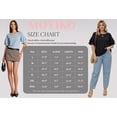 thumbnail image 7 of MOYIKO Women Casual Ruffle Half Sleeve Summer tops Crewneck Eyelet Shirts Flowy Dressy Tunic Blouses, 7 of 7