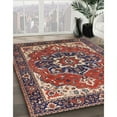 thumbnail image 3 of Ahgly Company Machine Washable Indoor Rectangle Industrial Modern Camel Brown Area Rugs, 4' x 6', 3 of 7