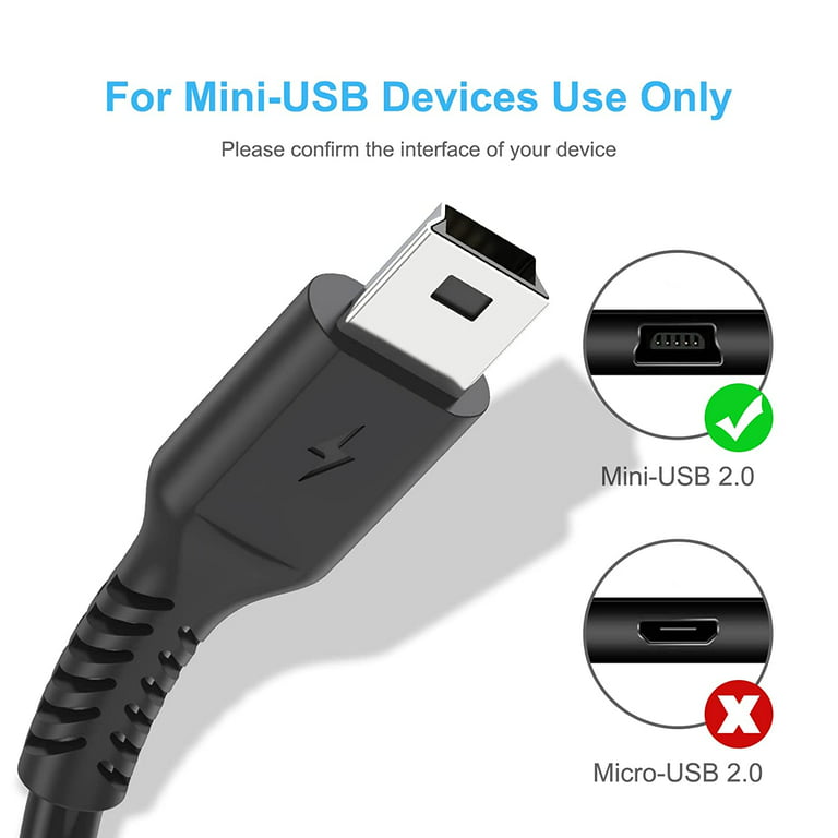 6ft Digital Video Camera USB Cable, Type A to Mini B 4 Pin