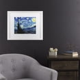 thumbnail image 3 of Trademark Fine Art 'Starry Night' Matted Framed Art by Vincent van Gogh, 3 of 4