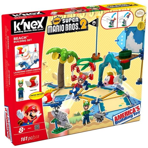 K Nex New Super Mario Bros 2 Beach Building Set 38624 Walmart Com Walmart Com