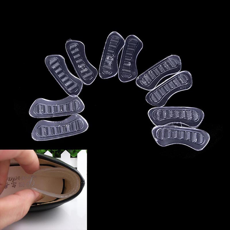 1 Pair Gel Silicone Heel Grip Back Liner Shoe Insole Pad Foot Care Protector HO3 