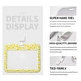 thumbnail image 4 of Cauagu Daisies Flowers for ID Badge Holder,Badge Holder with Windows Key Card Work Badge Sleeve for Office/ Factory/ID Credit Cards/Proximity Key Cards, 4 of 7