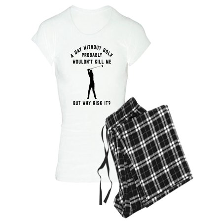 

CafePress - A Day Without Golf - Women s Light Pajamas