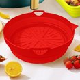thumbnail image 3 of CSChome Fryer Liner Fryer Liner with Double Handles Heat Resistant Foldable Thickened Baking Pan Food Grade Fryer Pad, 3 of 7