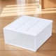 thumbnail image 3 of Organizador Guardarropa Transparente Cajón Plástico Almacenamiento Contenedor Apilable Con Deslizante para Armario Del, 3 of 9