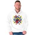 thumbnail image 5 of Ugly Christmas Pixel PACMAN Snowflake Hoodie Sweatshirt Women Men Brisco Brands S, 5 of 6