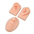 thumbnail image 1 of 3D Silicone Nose and Mouth Model, Piercing Practice and Jewelry Display, Simulation Props for Ear and Suture Practice, 1 of 7