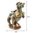 thumbnail image 3 of Garden Gnome Dinosaur Statues Outdoor Decor Eating Gnomes Garden Decor for Patio, 3 of 10
